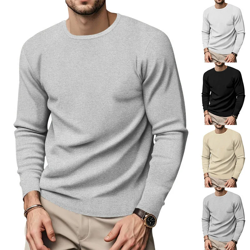 Herren lässiger Strickpullover mit motivierendem Design und langlebiger Baumwollmischung – Norvane