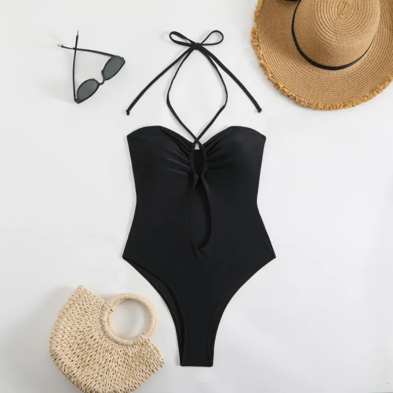 Damen Schicker Badeanzug mit Knotendetail – Maréssa